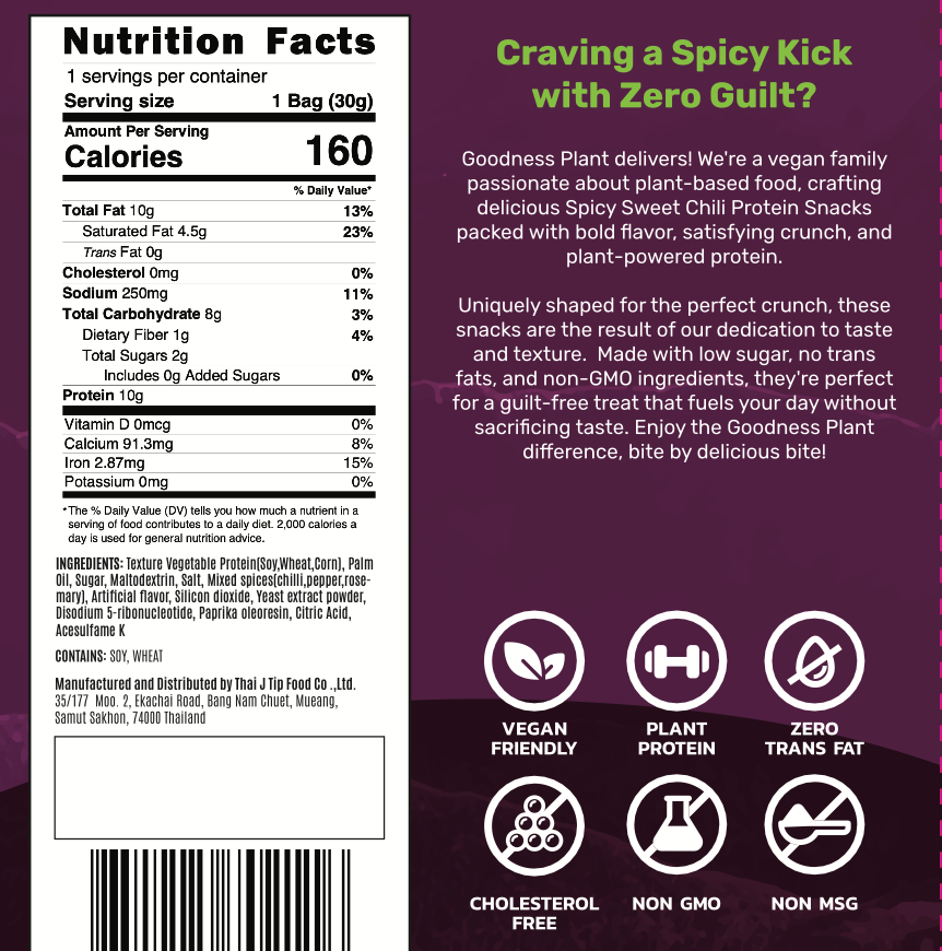 The O.G. Chips, Spicy Sweet Chili